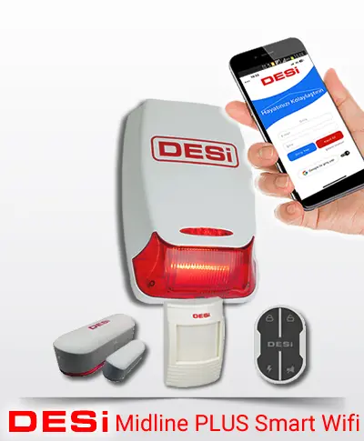 Desi Midline PLUS WİFİ Smart Akıllı Alarm