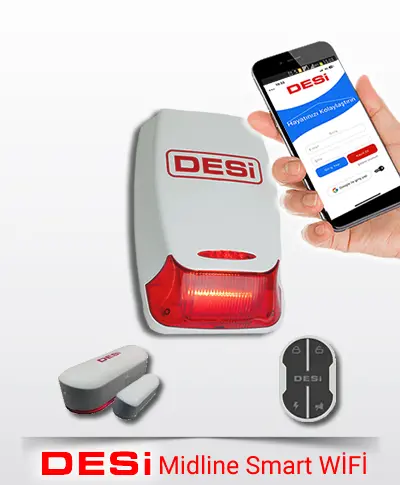Desi Midline Smart WİFİ Akıllı Alarm